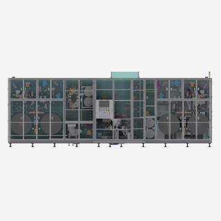 方形電芯激光模切卷繞一體機