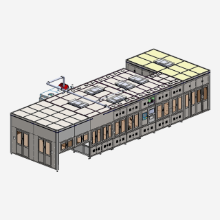 刀片電池組裝-入殼&負極蓋板預焊