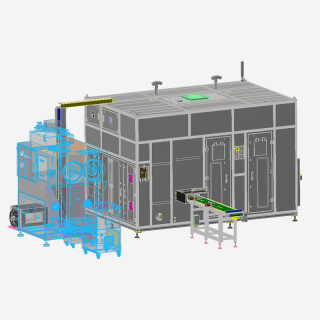 方形電芯藍膜清洗機